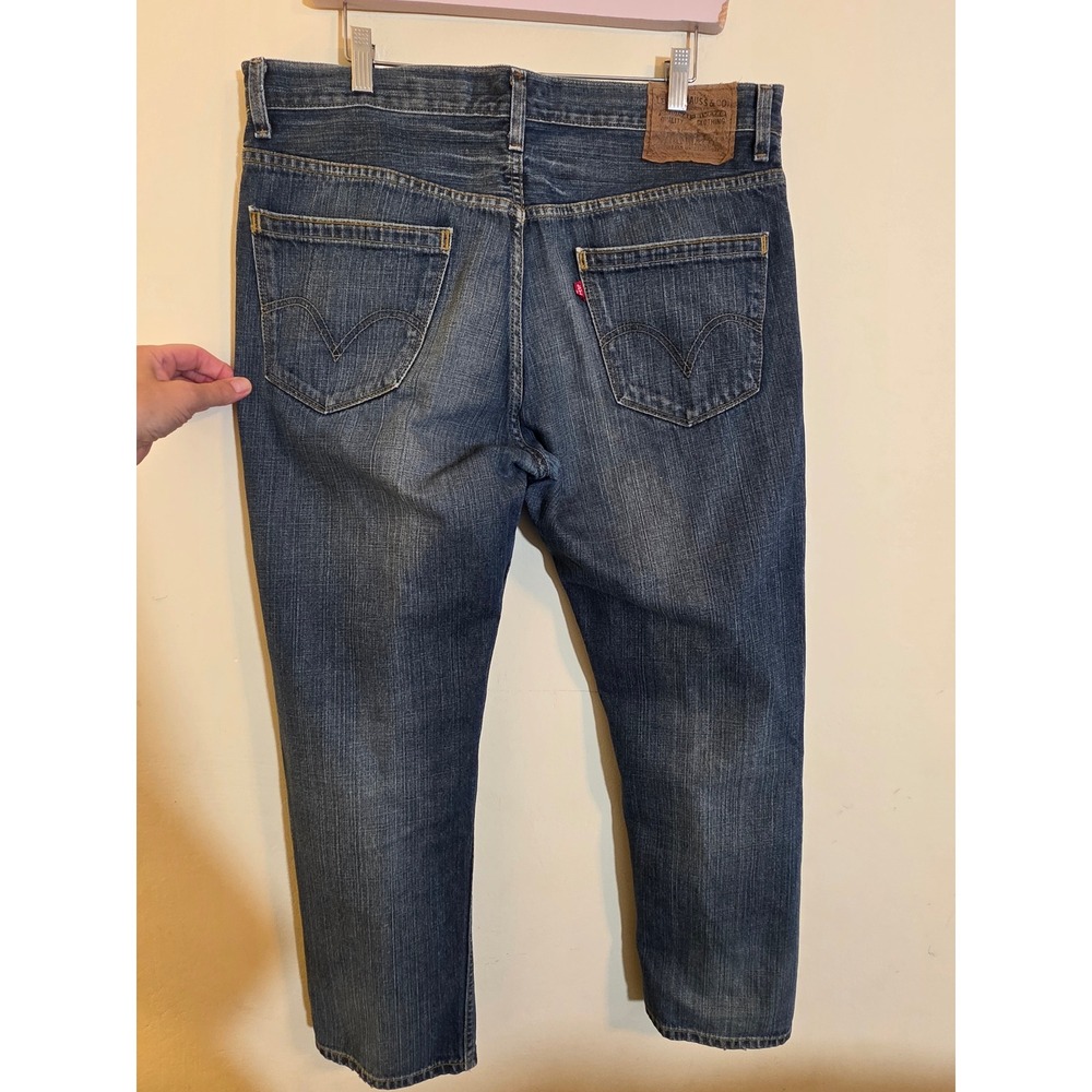 Levis 559 Relaxed Straight Jeans Mens‎ 36x30 Blue Denim Medium Wash 100% Cotton - Picture 3 of 8